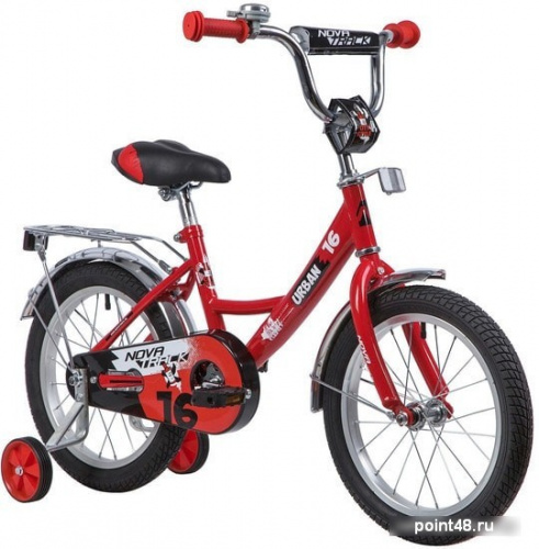 Купить Детский велосипед Novatrack Urban 16 (красный/черный, 2019) в Липецке на заказ фото 2