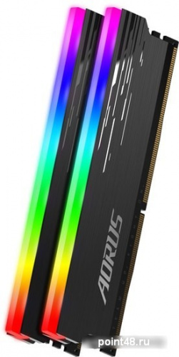 Память 16GB Gigabyte DDR4 3733 DIMM Aorus RGB Gray Gaming Memory GP-ARS16G37D Non-ECC, CL18, 1.4V,  XMP 2.0, 2x8GB, With Demo Kit, RTL {20} (819750) фото 2