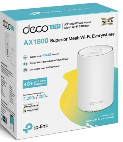 Купить 4G Wi-Fi роутер TP-Link Deco X20-4G (1 шт) в Липецке фото 2