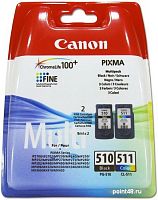 Купить Картридж ориг. Canon PG-510 черный/CL-511 цветной MultiPack (2 картриджа в одной упаковке) в Липецке