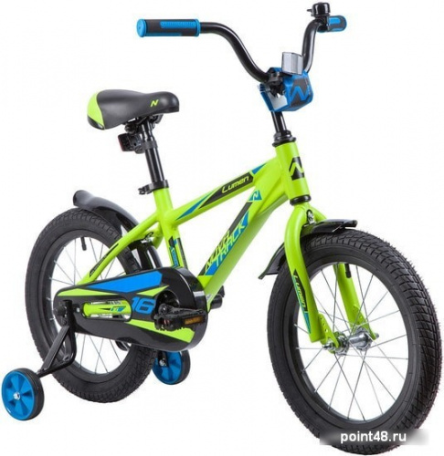 Купить Детский велосипед Novatrack Lumen 16 (зеленый/черный, 2019) в Липецке на заказ фото 2