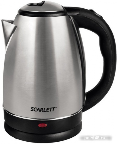 Купить Чайник электрический Scarlett SC-EK21S24 2л. 1800Вт нержавеющая сталь/черный (корпус: нержавеющая сталь) в Липецке