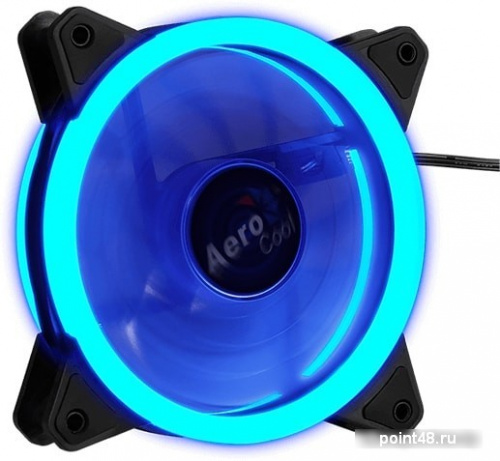 Вентилятор Aerocool Rev Blue 120x120mm 3-pin 15dB 153gr LED Ret фото 2
