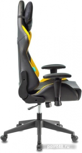 Кресло Бюрократ Viking 5 Aero (черный/желтый) фото 3