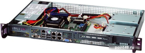 Корпус SuperMicro CSE-505-203B 1U 200W черный