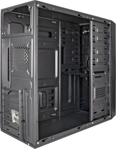 Корпус Exegate EX283733RUS   M itower XP-401 Black, ATX, <XP500, Black,120mm>, 2*USB, Audio фото 2