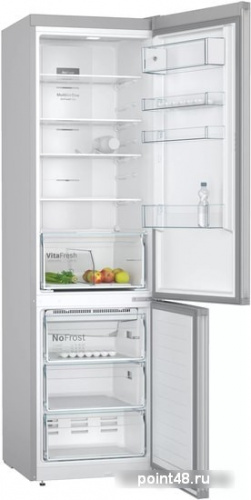 Холодильник Bosch KGN39VL25R нержавеющая сталь (двухкамерный) в Липецке фото 3