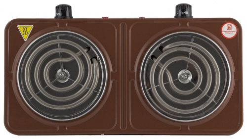 Электрическая плита МАТРЁНА МА-062 коричневый двухкомфорочная в Липецке фото 2