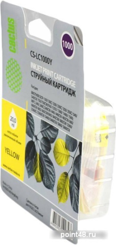Купить Картридж CACTUS CS-LC1000Y (аналог Brother LC1000Y) в Липецке фото 2