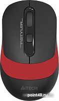 Купить Мышь A4 Fstyler FG10 черный/красный оптическая (2000dpi) беспроводная USB (4but) в Липецке
