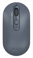 Купить Мышь A4 Fstyler FG20 пепельный/синий оптическая (2000dpi) беспроводная USB для ноутбука (4but) в Липецке