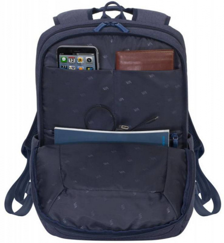 Рюкзак для ноутбука 15.6  Riva 7760 синий полиэстер в Липецке фото 8