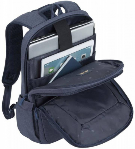 Рюкзак для ноутбука 15.6  Riva 7760 синий полиэстер в Липецке фото 9