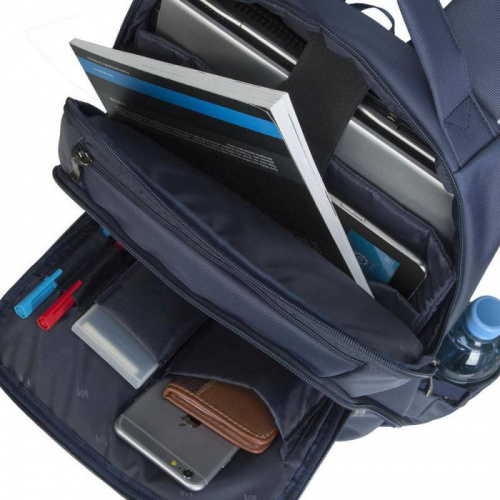 Рюкзак для ноутбука 15.6  Riva 8262 синий полиэстер в Липецке фото 5