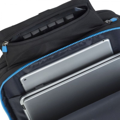 Рюкзак для ноутбука 17.3 Riva 7860 черный полиэстер в Липецке фото 7