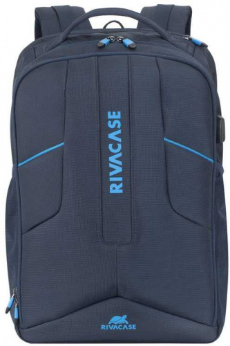 Рюкзак для ноутбука 17.3 Riva 7861 темно-синий полиэстер в Липецке