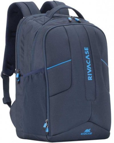 Рюкзак для ноутбука 17.3 Riva 7861 темно-синий полиэстер в Липецке фото 2