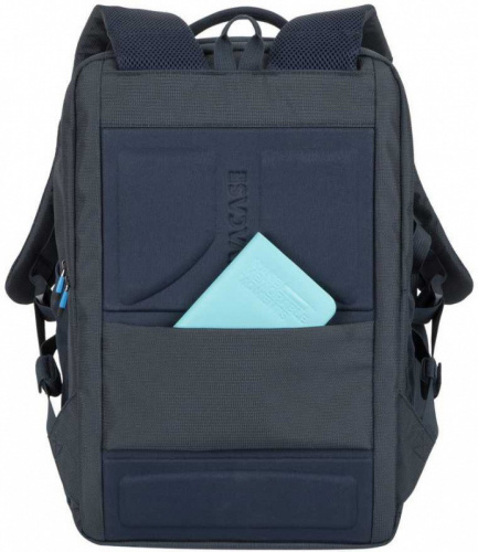 Рюкзак для ноутбука 17.3 Riva 7861 темно-синий полиэстер в Липецке фото 6