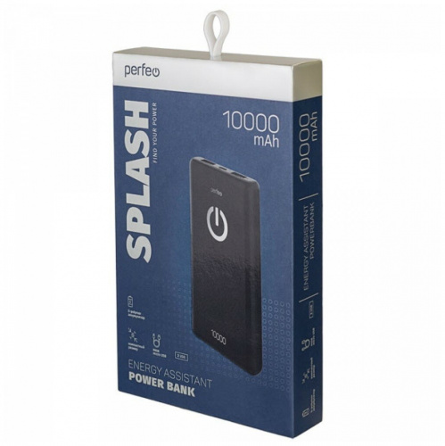 Мобильный аккумулятор  PERFEO (PF_B4296) - 10000 Mah - черный в Липецке фото 3