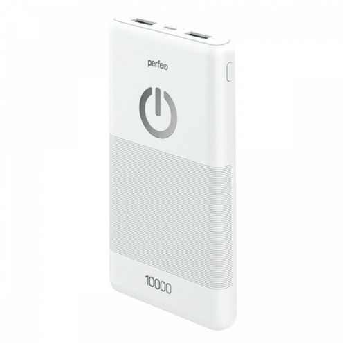 Мобильный аккумулятор  PERFEO (PF_B4297) -10000 mah - белый в Липецке