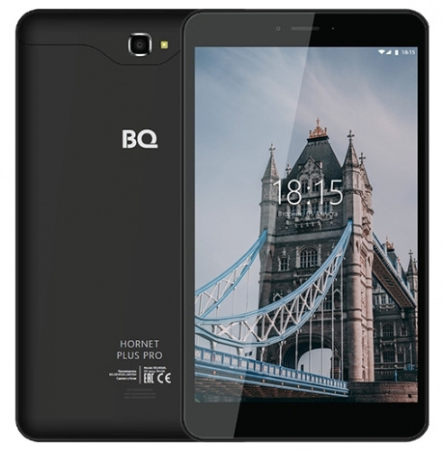 Планшет BQ-8068L HORNET PLUS PRO BLACK (8   IPS 1280*800 (16:10),  4х1.3 GHZ, 2GB+16GB,4000MAH,ANDROID 8.1) в Липецке