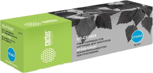 Купить Картридж лазерный Cactus CS-CF540X black ((3200стр.) для HP LJ M254dw/M280nw/M281fdn) (CS-CF540X) в Липецке