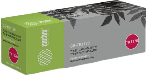 Купить Картридж лазерный Cactus CS-TK1170 black ((7200стр.) для Kyocera Ecosys M2040dn/ M2540dn/M2640 w) (CS-TK1170) в Липецке