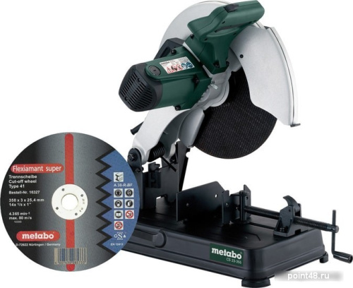 Купить Торцовочная пила Metabo CS 23-355 2300Вт 4000об/мин d=355мм в Липецке