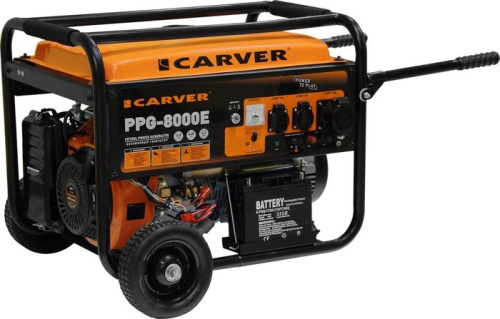 Купить Генератор Carver PPG- 8000Е 11.1кВт в Липецке