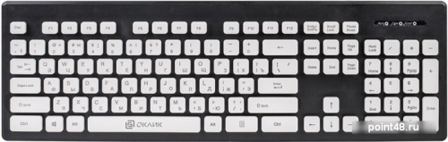 Купить Клавиатура Oklick 580M черный USB slim в Липецке фото 2