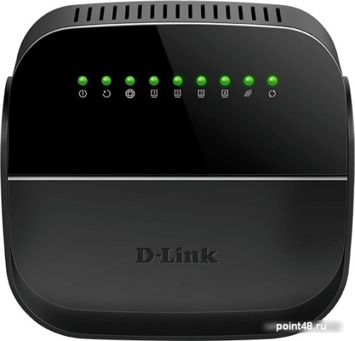 Купить Роутер беспроводной D-Link DSL-2740U/R1A ADSL черный в Липецке