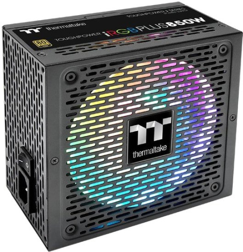 Блок питания Thermaltake ATX 850W Toughpower iRGB Plus 80+ gold (24+4+4pin) APFC 140mm fan color LED 12xSATA Cab Manag RTL фото 2