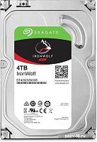 Жесткий диск Seagate Original SATA-III 4Tb ST4000VN008 NAS Ironwolf (5900rpm) 64Mb 3.5