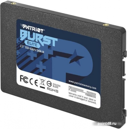 Накопитель SSD Patriot SATA III 120Gb PBE120GS25SSDR Burst Elite 2.5 фото 3