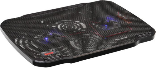 Подставка Buro BU-LCP156-B208 15.6 355x260x21мм 2xUSB 2x 80ммFAN 560г металлическая сетка/пластик черный в Липецке фото 2