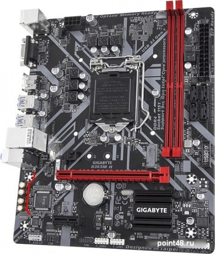 Материнская плата Gigabyte B365M H Soc-1151v2 Intel B365 2xDDR4 mATX AC`97 8ch(7.1) GbLAN+VGA+HDMI фото 3