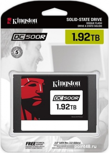 Накопитель SSD Kingston SATA III 1920Gb SEDC500R/1920G DC500R 2.5  0.5 DWPD фото 3