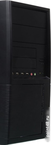 Корпус LinkWorld 727-21 черный без БП mATX 4xUSB2.0 audio фото 3