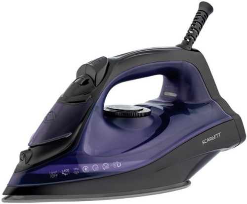 Купить Утюг Scarlett SC-SI30K57 2400Вт черный/фиолетовый в Липецке