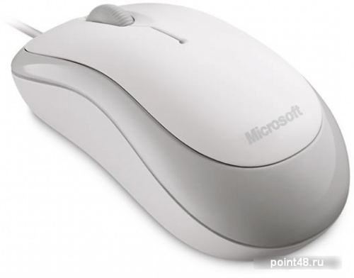 Купить Мышь Microsoft Basic белый оптическая (1000dpi) USB (2but) в Липецке фото 3
