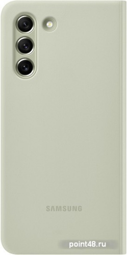 Чехол (флип-кейс) Samsung для Samsung Galaxy S21 FE Smart Clear View Cover оливковый (EF-ZG990CMEGRU) в Липецке фото 2