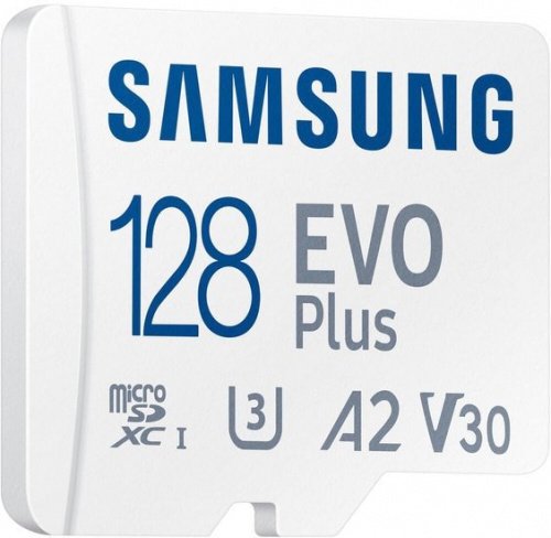 Купить Флеш карта microSDXC 128Gb Class10 Samsung MB-MC128KA/RU EVO PLUS + adapter в Липецке фото 2