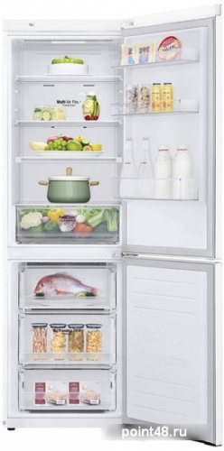Холодильник LG GA-B459MQSL 341л белый в Липецке фото 3