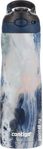 Купить Термос-бутылка Contigo Ashland Couture Chill 0.59л. синий/белый (2127881) в Липецке фото 2