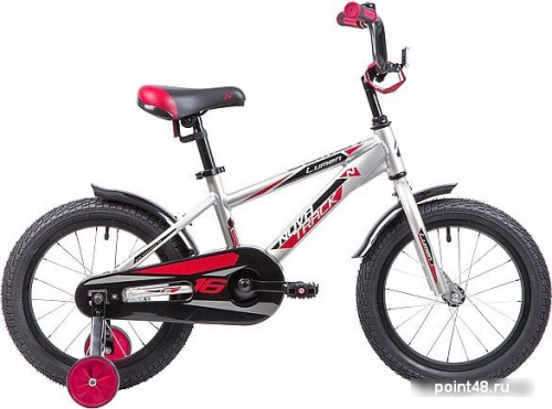 Купить Детский велосипед Novatrack Lumen 16 (серебристый/красный, 2019) в Липецке на заказ