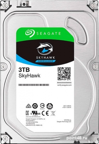 Жесткий диск Seagate Original SATA-III 3Tb ST3000VX009 Skyhawk (5400rpm) 256Mb 3.5