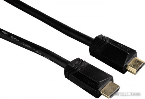 Купить Кабель аудио-видео Hama High Speed HDMI (m)/HDMI (m) 5м. Позолоченные контакты черный 3зв (00122106) в Липецке