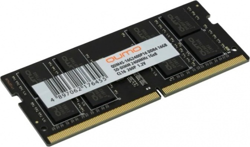 Оперативная память QUMO 16GB DDR4 SODIMM PC4-19200 QUM4S-16G2400P16
