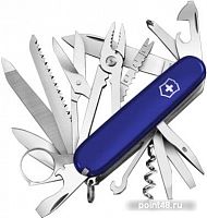 Купить Нож перочинный Victorinox SwissChamp (1.6795.2R) 91мм 33функций синий карт.коробка в Липецке