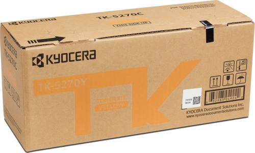 Купить Картридж лазерный Kyocera TK-5270Y желтый (6000стр.) для Kyocera M6230c n/M6630c n/P6230cdn в Липецке